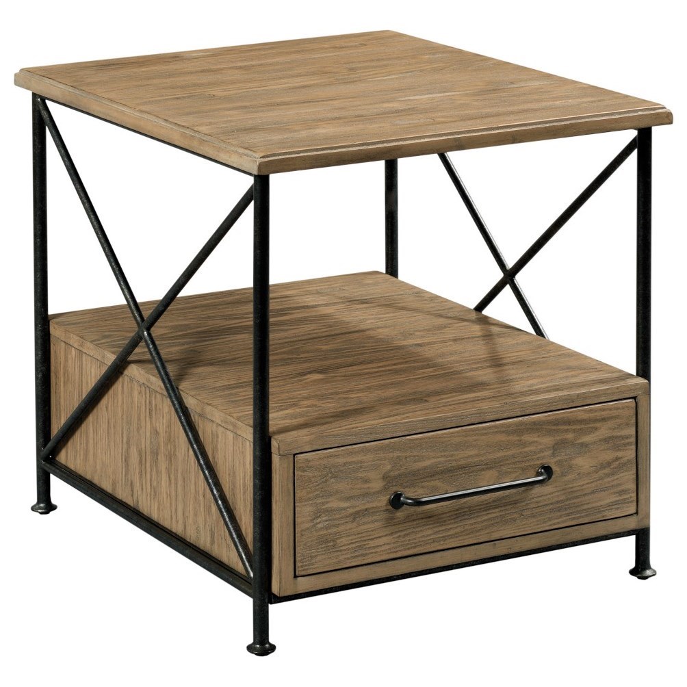 Kincaid Furniture Modern Forge 944 915 Modern Rustic Solid Wood